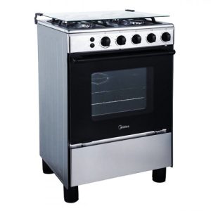 Midea Freestanding Steel Gas Cooker, 4 Burners, 60*60 cm, Made in China 24BMG4G057