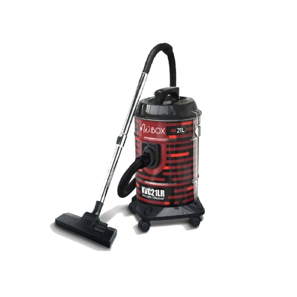 W Box Canister Vacuum Cleaner, 21 L Capacity, 1400 W – Red – KVC21LR