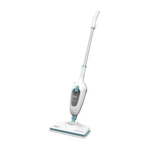 Black+Decker Steam Mop, White/Blue, 1300 W 1300W STEAM-MOP with Heating · FSM13E1-B5