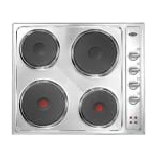 Term Built-in Electric Hob 58 cm, 4 Solid Plates, Stainless Steel · TRMBH60E