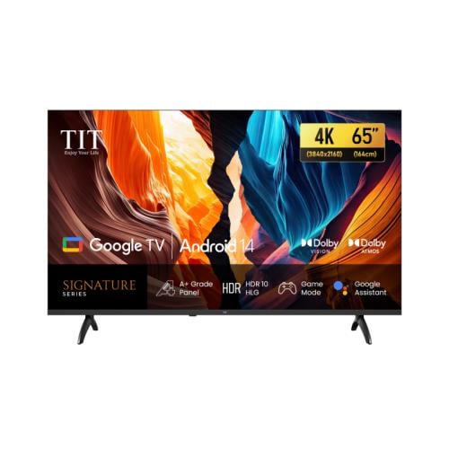 T.I.T Smart TV 65-inch 4K UHD | Android 14 | Google TV | Model 65G2025