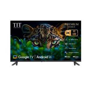 تي إي تي شاشة سمارت 43 بوصة - FULL HD - بنظام أندرويد 14 - Google TV – موديل 43G2025