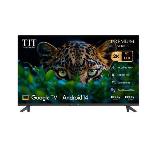 T.I.T Smart TV 43-inch | FULL HD | Android 14 | Google TV | Model 43G2025