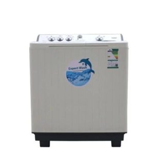 Fresh Twin-Tub Washing Machine, 12 kg Wash / 6 kg Dry – White – FREWM-10K
