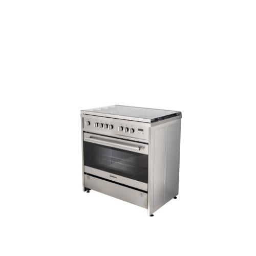 Merles Gas Cooker, 5 Burners, Steel, Heavy Grates G-900 XSP