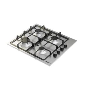 Master Gold Gas Hob, 4 Burners – 60 cm – Heavy Grates – Side Controls – MG-6960-05
