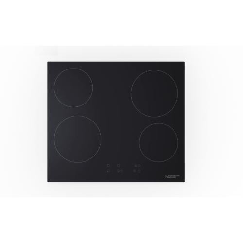 Master Gold Ceramic Electric Hob, 4 Zones – 60 cm – Front Touch Controls – MG-V6005