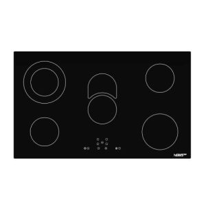 Master Gold Ceramic Electric Hob, 5 Zones – 90 cm – Front Touch Controls – MG-V9005