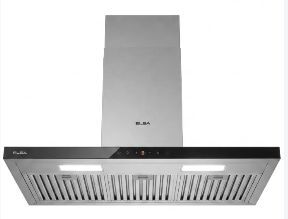 شفاط مطبخ بيلت ان 90 سم البا شفاط جداري 90 سم قوة شفط 1200 م³/ساعة البا - صنع في T90-TOUCH 1200 SS